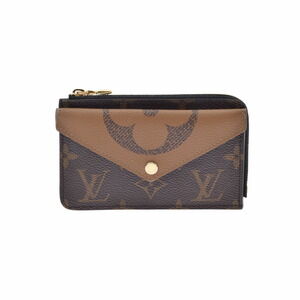 Louis Vuitton Porte Carte Wallet Recto Verso Brown Reverse